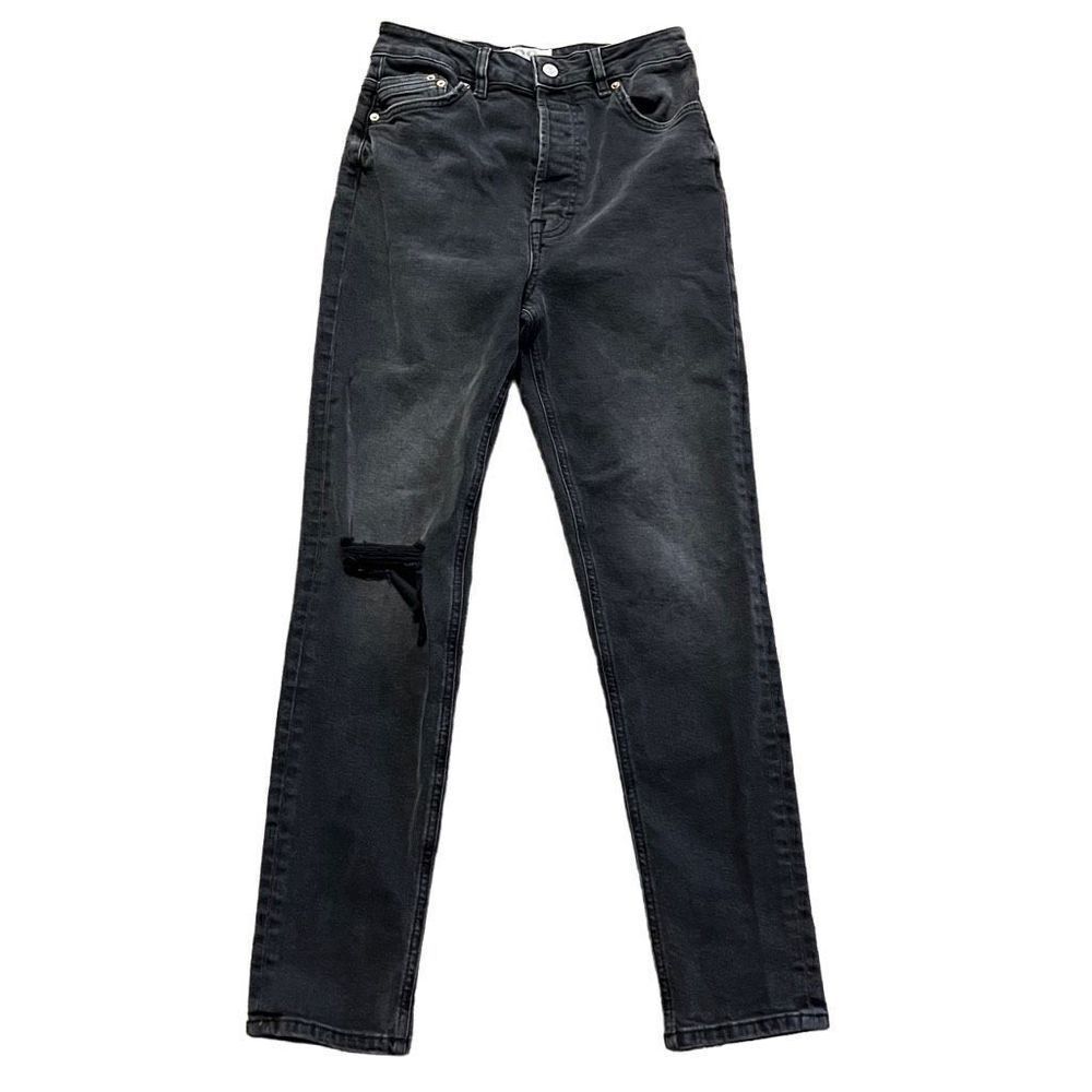Free people Black High Waisted skinny jeans size 28